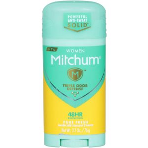 Mitchum For Women Advanced Control Anti-Perspirant Deodorant Invisible Solid Pure Fresh 2.70 Oz