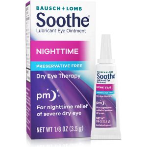 Soothe Nighttime Eye Ointment – Overnight Lubricant for Dry Eyes, 3.5g Tube