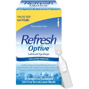 Refresh Optive Lubricant Eye Drops Single-Use Vials
