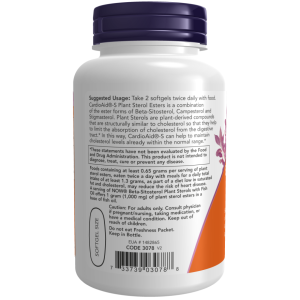 Now Foods Beta-Sitosterol Plant Sterols 90 Softgels - 3078