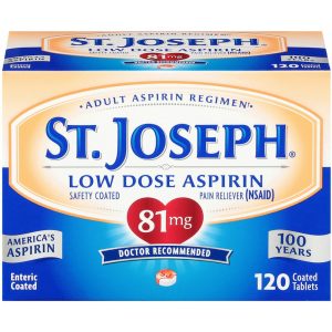St. Joseph Low Dose Aspirin  Tablets 120 Ea