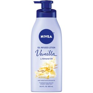Nivea Oil Infused Body Lotion Vanilla & Almond 16.9 Fl Oz