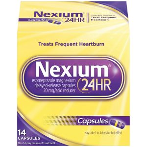 Nexium 24HR Acid Reducer – Heartburn Relief Capsules (Esomeprazole Magnesium)