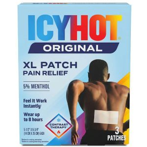Icy Hot Medicated Patch, Extra Strength, XL Back & Large Areas, 3 Patches