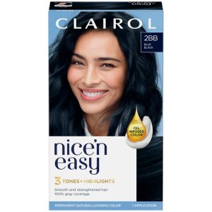 Nice’n Easy Hair Color, Permanent, Blue Black 2 Bb