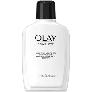 Olay Complete Lotion All Day Moisturizer With SPF 15 For Sensitive Skin, 6.0 Fl Oz
