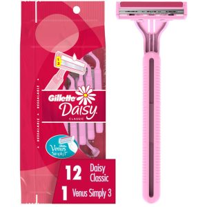Gillette Daisy Classic +1 Simply Venus Disposable Razors