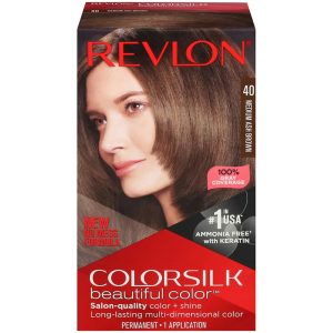 Revlon Colorsilk Beautiful Color Permanent Hair Color, Medium Ash Brown