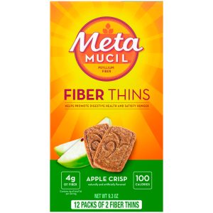 Metamucil Fiber Supplement Thins, Apple Crisp Flavor