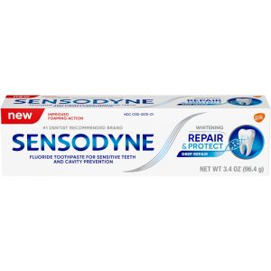 Sensodyne Repair & Protect Whitening Fluoride Toothpaste For Sensitive Teeth 3.4 oz