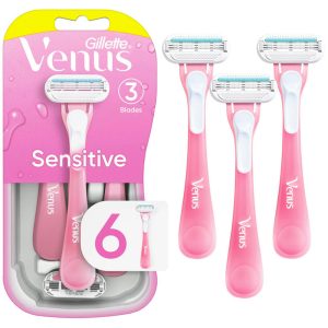 Venus Gillette Disposable Razors Sensitive 6 ct