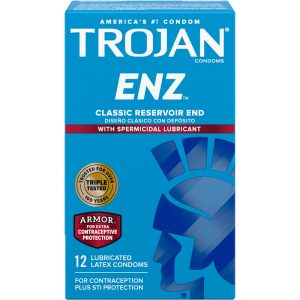 Trojan Spermicidal Lubricated Premium Latex Condoms