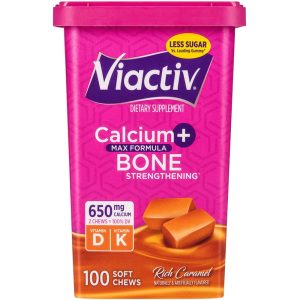 Viactiv Calcium Plus D Dietary Supplement Soft Chews - Caramel - 100ct