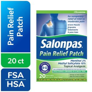 Salonpas Pain Relief Patch - 20ct