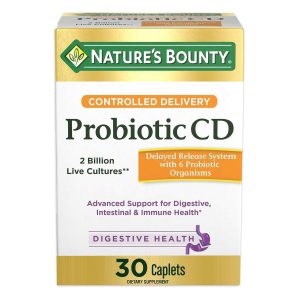Nature's Bounty Probiotic CD Controlled Delivery, Caplets