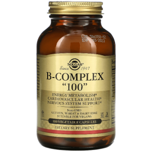 Solgar B-Complex "100" 100 Vegetable Capsules