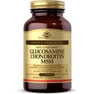 Solgar Extra Strength Glucosamine Chondroitin MSM Shellfish Free 60 Tablets