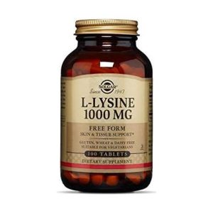Solgar L-Lysine 1000 mg 100 Tablets