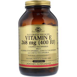 Solgar Vitamin E 268 mg (400 IU) 250 Softgels