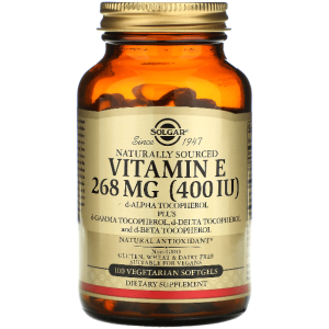 Solgar Vitamin E 268 mg (400 IU) 100 Vegetarian Softgels