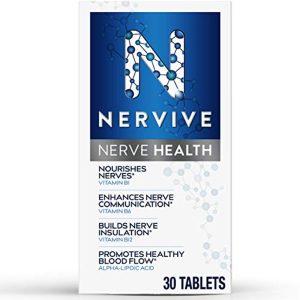 Nervive Nerve Health Support Supplement, Vitamin B Complex & Alpha Lipoic Acid, 30 Count