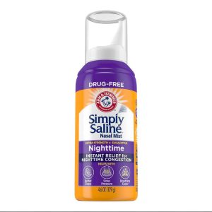Simply Saline ARM & HAMMER Nighttime Nasal Mist 4.6oz