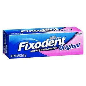 Fixodent Complete Original Denture Adhesive Cream, 0.75 Oz