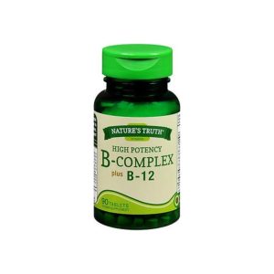 Nature's Truth Tablets High Potency B-Complex Plus B-12 ,90 Tablets