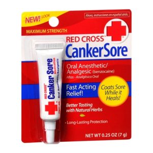 Red Cross Maximun Strength Canker Sore  0.25 Oz
