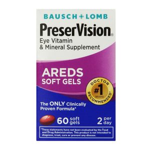 PreserVision AREDS Eye Vitamin & Mineral Supplement – 60 Softgels