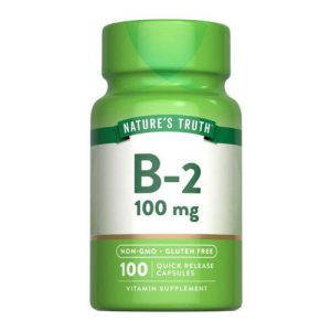 Nature's Truth Vitamin B- 2, 100 Mg, 100 Tabs