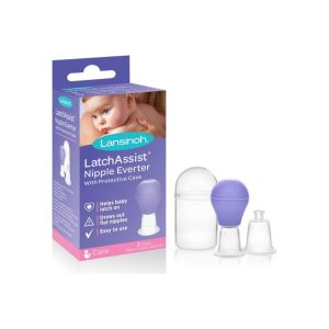 Lansinoh LatchAssist Nipple Everter - Includes 2 Sizes for Custom Fit, 1 Count