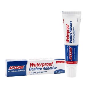 Secure Bioforce A.Vogel Denture Adhesive Waterproof Bonding Cream Zinc Free, 1.4 Oz