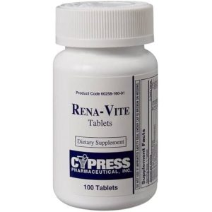 Rena-Vite Dietary Supplement, Specialized Renal Vitamin Formula, 100 Count