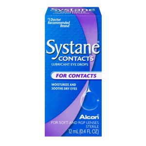 Systane® Contacts Lubricant Eye Drops – 0.4 Fl Oz (12 ml)
