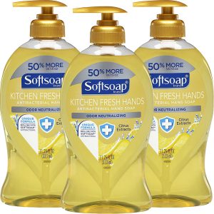 Softsoap Antibacterial Hand Soap Pump, Kitchen Fresh Hands – 11.25 Fl Oz
