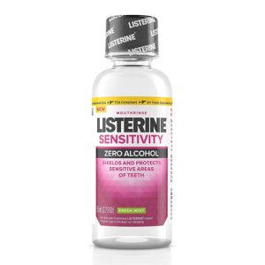 Listerine Sensitivity Alcohol-Free Mouthwash In Fresh Mint, 3.2 Fl. Oz