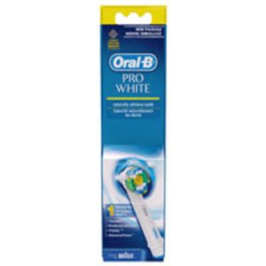 Oral-B Pro White Replacement Brush Heads, Model No : Eb18-1