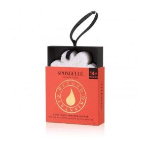 Spongelle Flower Boxed 14+ Uses Bath Mitts And Cloths, Papaya Yuza 85g