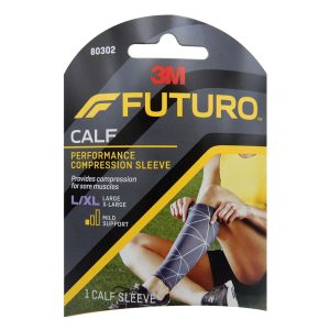FUTURO Sport Performance Compression Calf Sleeve, Graduated Support, L/XL
