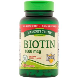 Nature's Truth Biotin, 1000 Mcg, Tablets