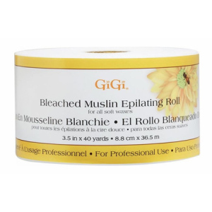 GiGi Bleached Muslin Roll 3.5′ X 40 Yards