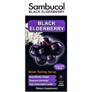 Sambucol Immune Syrup, Original Formula, 16,720 Mg, Black Elderberry 4 Fl Oz