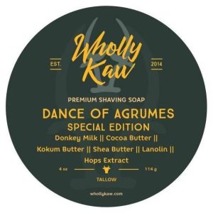 Wholly Kaw Dance of Agrumes Shaving Collection