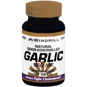 Windmill Natural Odor-Controlled Garlic 350 Mg Tablets