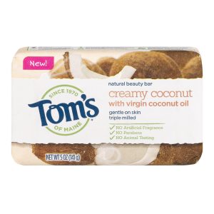 Tom's of Maine Natural Beauty Bar Soap Creamy Coconut 5 Oz