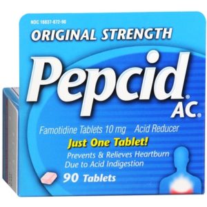 Pepcid AC Original Strength For Heartburn Prevention & Relief Tablets
