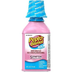 Pepto Bismol Ultra Upset Stomach Reliever/Antidiarrheal 4 Fl Oz