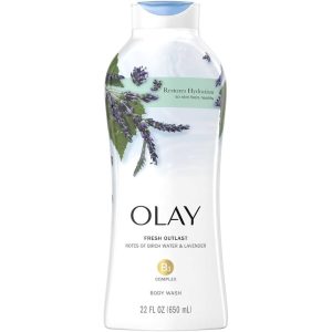 Olay Body Wash Birch Water and Lavender 22 Oz