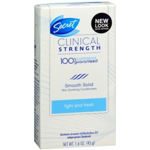Secret Clinical Strength Light And Fresh Soft Solid Antiperspirant & Deodorant 1.6 oz